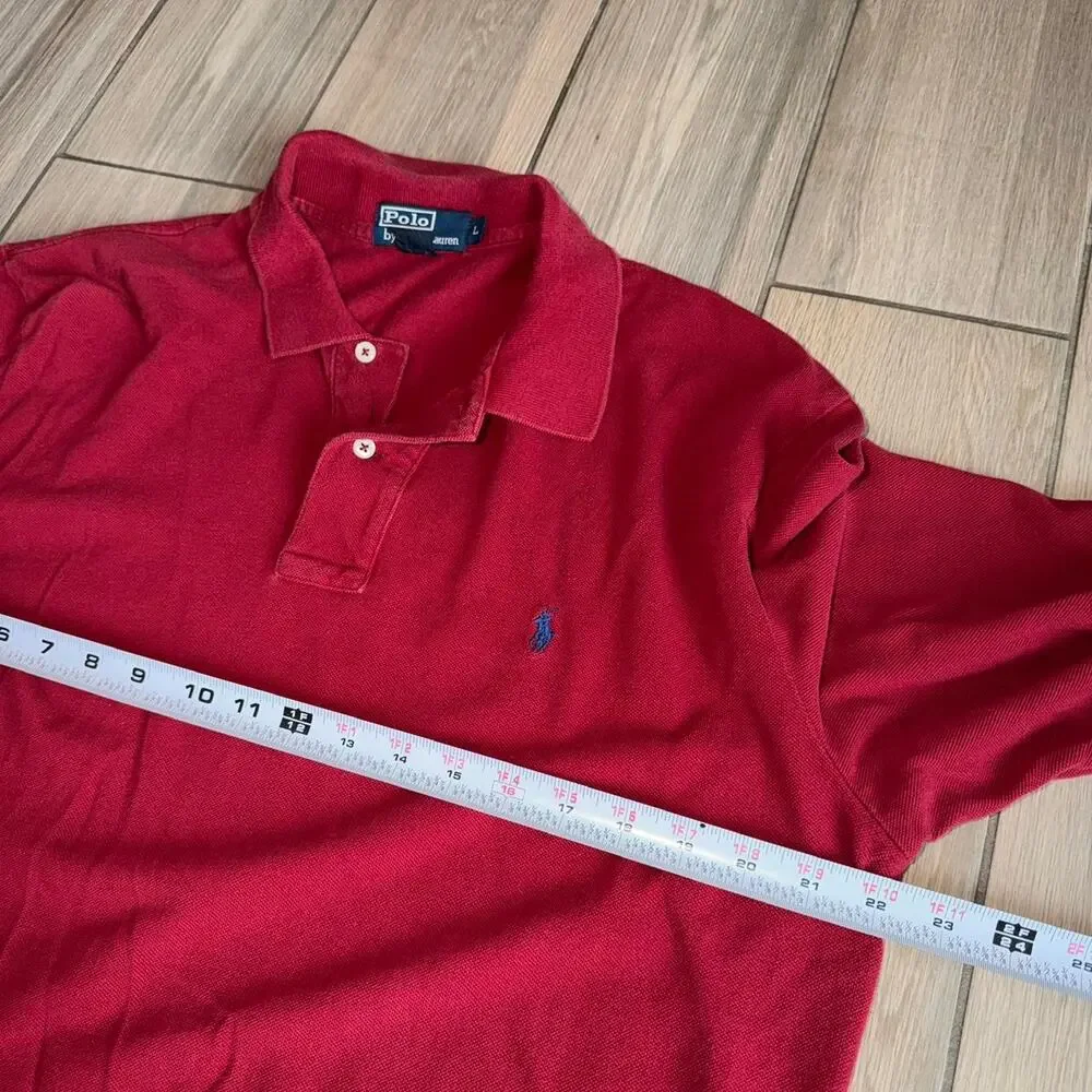 Polo by Ralph Lauren Long Sleeve Polo Shirt - Size L